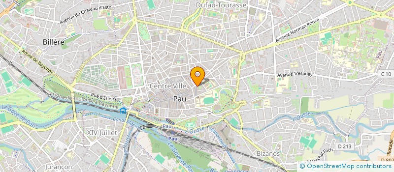 localisation de l'entreprise ADOUR PIOT GESTRIM à PAU