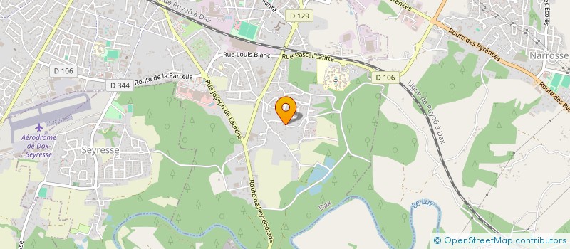 localisation de l'entreprise ADOUR-PLAISANCE à DAX