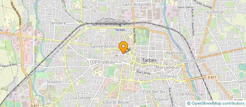 localisation de l'entreprise ADOUR PYRENEES AUTOMOBILES à TARBES