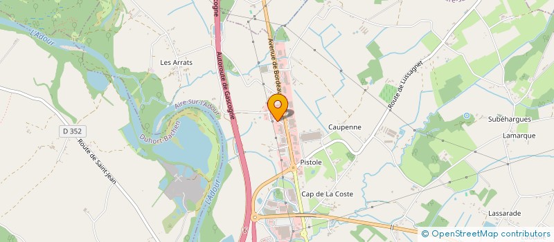 localisation de l'entreprise ADOUR SANTE  AIRE-SUR-L ADOUR