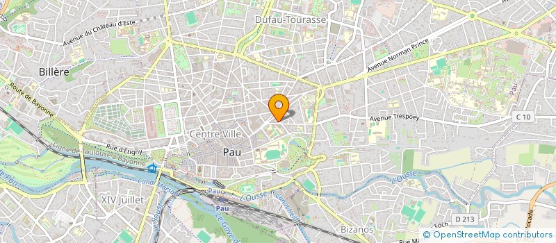localisation de l'entreprise ADOUR SERVICES A LA PERSONNE à PAU