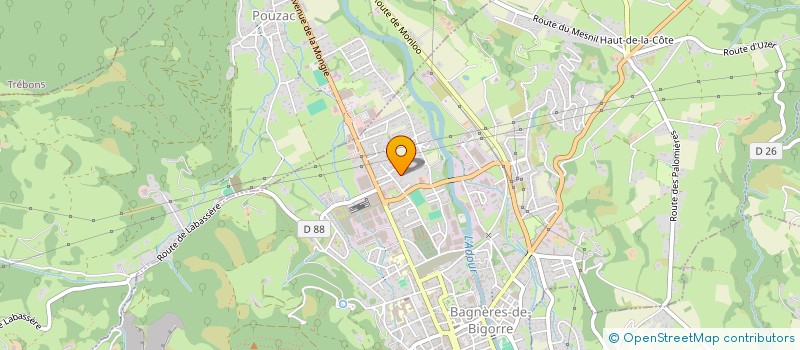 localisation de l'entreprise ADOUR'VET  BAGNERES-DE-BIGORRE