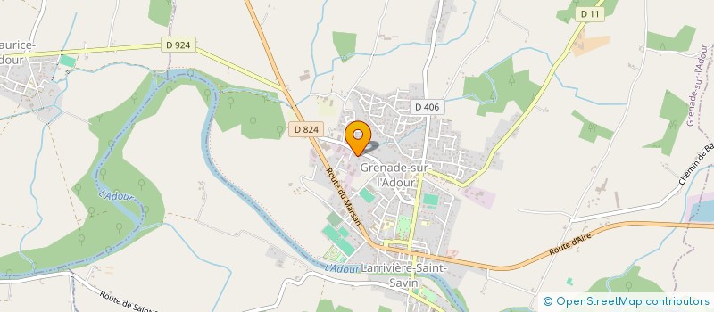 localisation de l'entreprise ADOURDENT  GRENADE-SUR-L'ADOUR