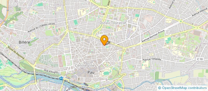 localisation de l'entreprise ADOVIC PROXIM'SERVICES à PAU