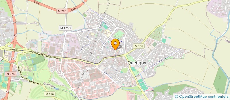 localisation de l'entreprise ADP 21 à QUETIGNY