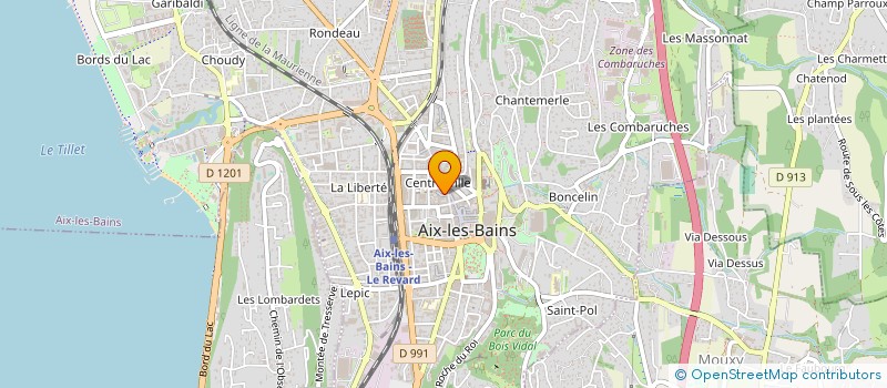 localisation de l'entreprise ADP à AIX-LES-BAINS
