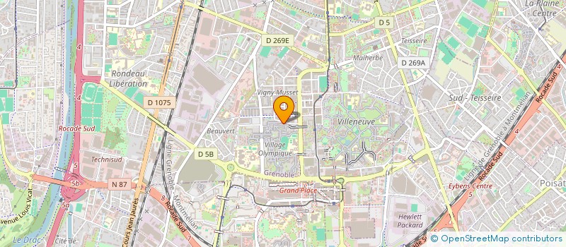 localisation de l'entreprise ADP à GRENOBLE