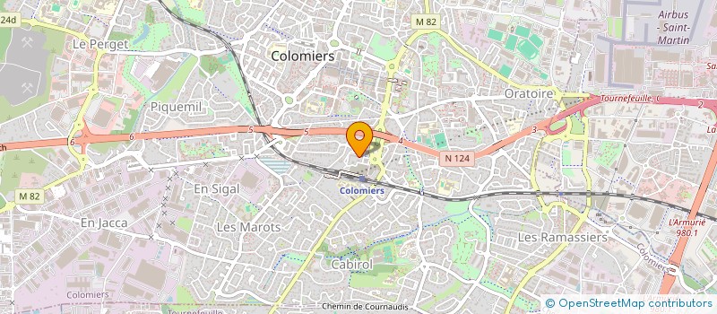 localisation de l'entreprise ADP à COLOMIERS