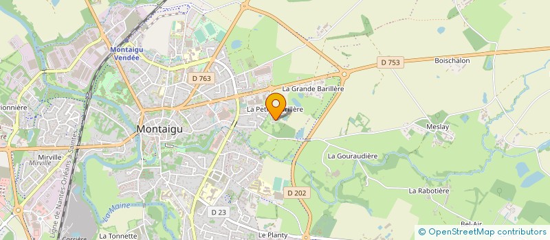 localisation de l'entreprise ADP à MONTAIGU-VENDEE