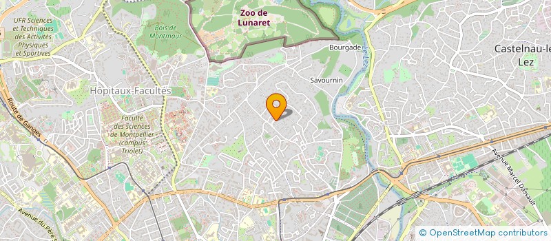 localisation de l'entreprise ADP à MONTPELLIER