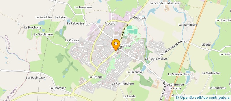 localisation de l'entreprise ADP  CHANVERRIE
