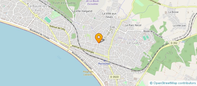 localisation de l'entreprise ADP à GUERANDE