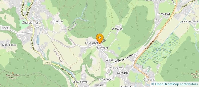 localisation de l'entreprise ADP ANTENNES à CHIRENS