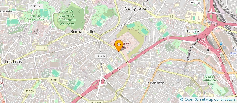 localisation de l'entreprise ADP .BAT à ROMAINVILLE