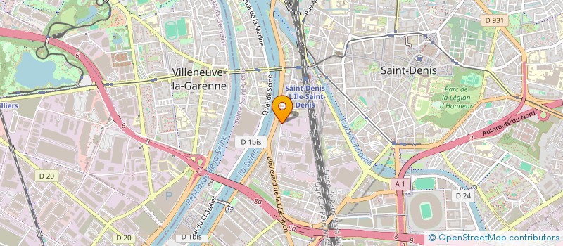localisation de l'entreprise ADP DEVELOPPEMENT à SAINT-DENIS