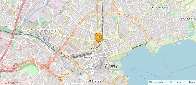 localisation de l'entreprise ADP DUBOIS  ANNECY
