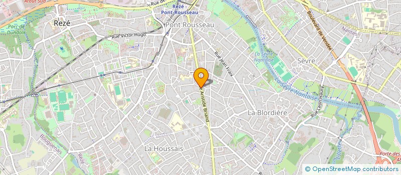 localisation de l'entreprise ADP HABITAT à REZE