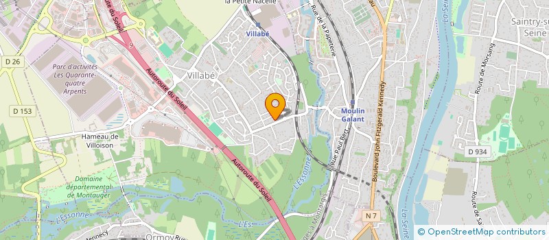 localisation de l'entreprise ADP INTERNATIONAL à CORBEIL ESSONNES
