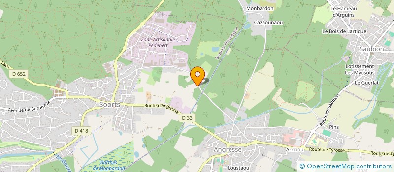 localisation de l'entreprise ADP LOISIRS  SOORTS-HOSSEGOR