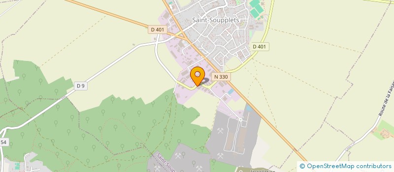 localisation de l'entreprise ADP METALLURGIE  SAINT-SOUPPLETS