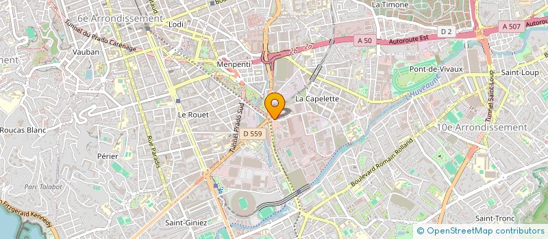 localisation de l'entreprise ADP PARASCANDOLA  MARSEILLE