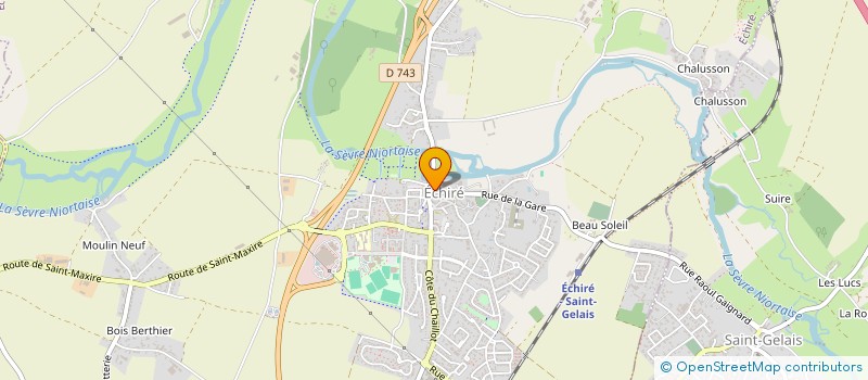 localisation de l'entreprise ADP PAROISSE ST LOUIS MARIE GRIGNION DE MONTFORT EN NIORTAIS  ECHIRE