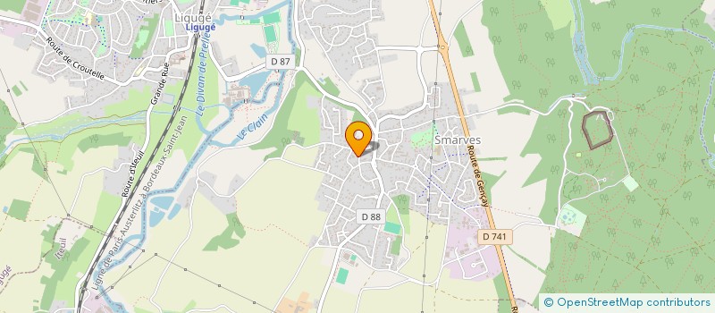 localisation de l'entreprise ADP PAROISSE ST MARTIN EN POITOU  SMARVES