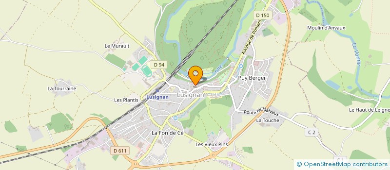 localisation de l'entreprise ADP PAROISSE STE FLORENCE EN POITOU  LUSIGNAN