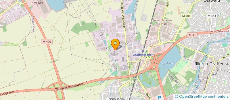 localisation de l'entreprise ADP STRASBOURG à GEISPOLSHEIM