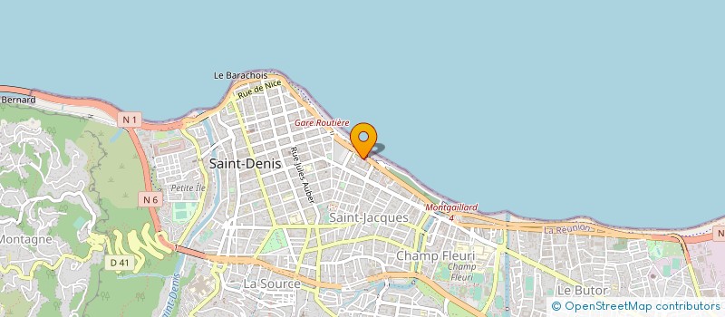 localisation de l'entreprise ADPC REUNION à SAINT-DENIS