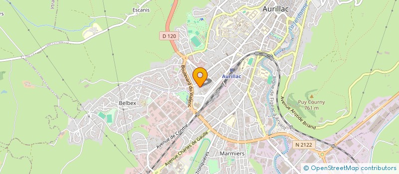 localisation de l'entreprise ADPE ASSOCIATION POUR LA DANSE, LA PEDAGOGIE ET L'ENSEIGNEMENT à YTRAC