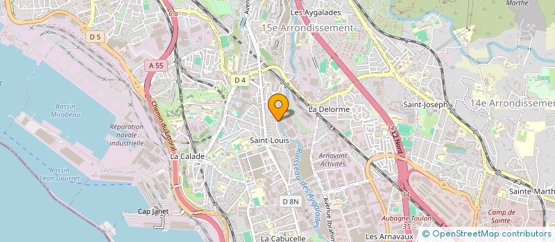 localisation de l'entreprise ADPEC à MARSEILLE