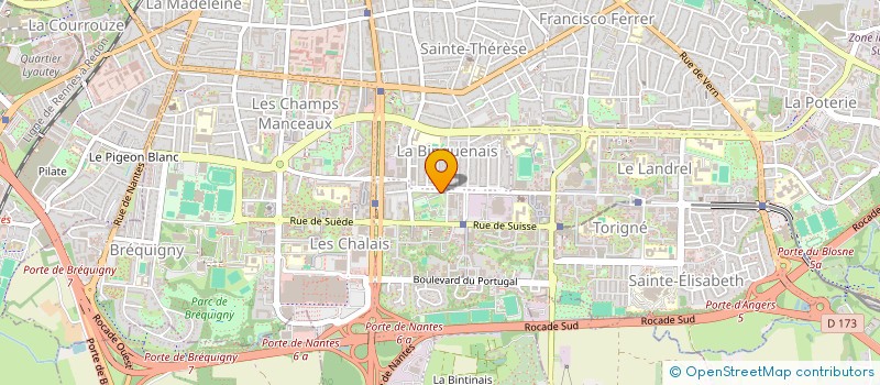 localisation de l'entreprise ADPEP 35 à RENNES