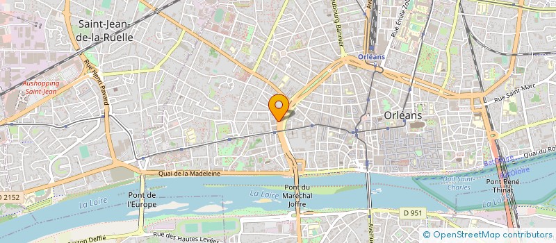 localisation de l'entreprise ADPEP à ORLEANS