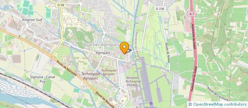 localisation de l'entreprise ADPG PROVENCE SARL  AVIGNON