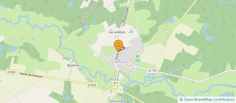 localisation de l'entreprise ADPI à CLEMONT