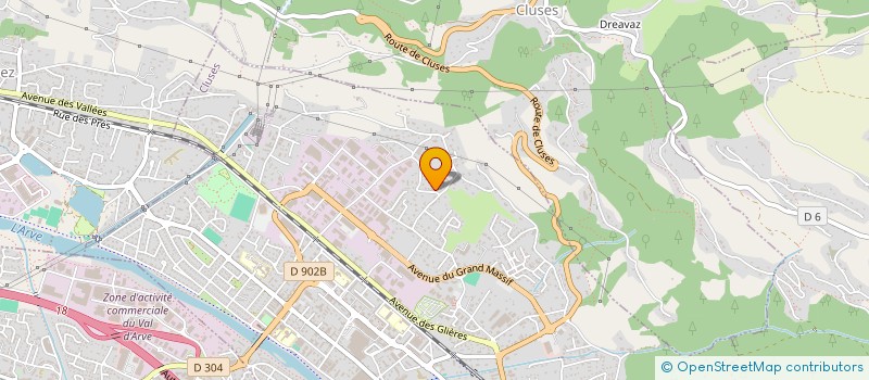 localisation de l'entreprise ADPLACO74  CLUSES