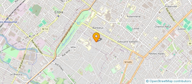 localisation de l'entreprise ADPLEX  ROUBAIX