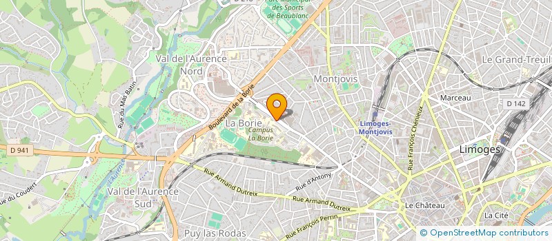 localisation de l'entreprise ADPLIM - ASSOCIATION DES DOCTORANTS PLURIDISCIPLINAIRES DE LIMOGES à LIMOGES