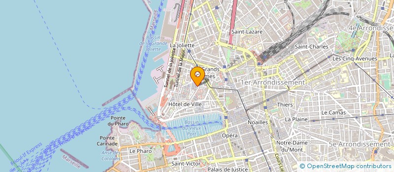 localisation de l'entreprise ADPLUS SARL à MARSEILLE