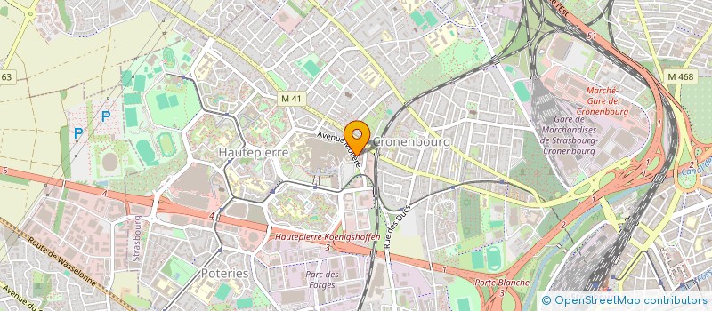 localisation de l'entreprise ADPLV à STRASBOURG