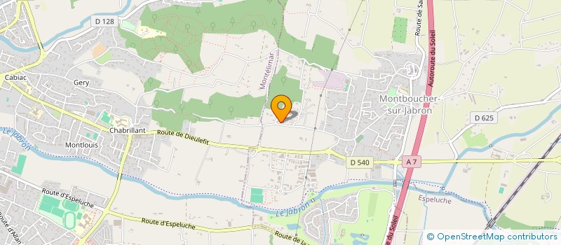 localisation de l'entreprise ADPLV05  MONTBOUCHER-SUR-JABRON