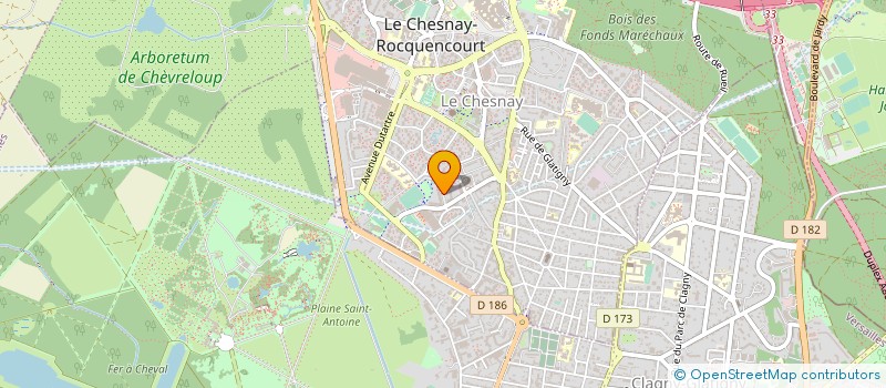 localisation de l'entreprise ADQUAT  LE CHESNAY-ROCQUENCOURT