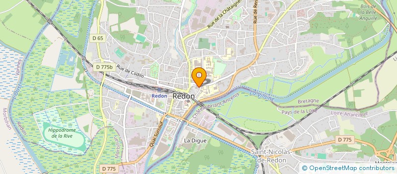 localisation de l'entreprise ADQUIS  REDON