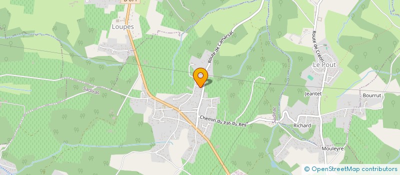 localisation de l'entreprise ADR  SADIRAC