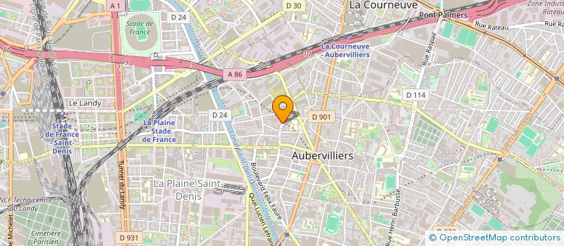 localisation de l'entreprise ADR  AUBERVILLIERS