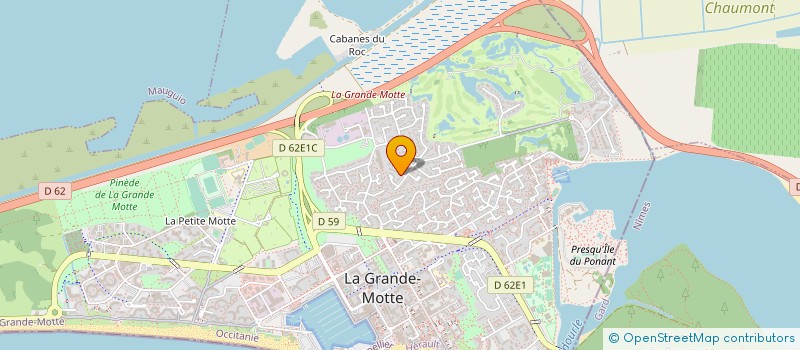 localisation de l'entreprise ADR  LA GRANDE-MOTTE