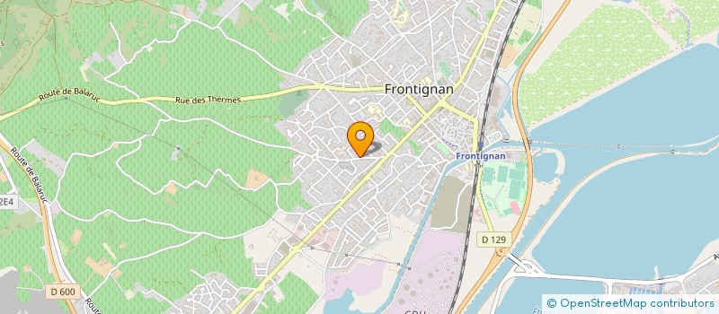 localisation de l'entreprise ADR à FRONTIGNAN