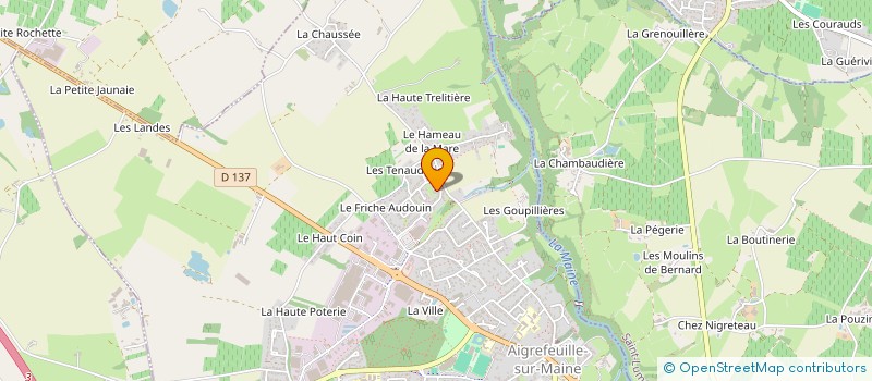 localisation de l'entreprise ADR  AIGREFEUILLE-SUR-MAINE