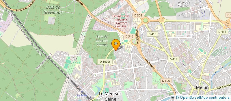 localisation de l'entreprise ADR  LE MEE-SUR-SEINE